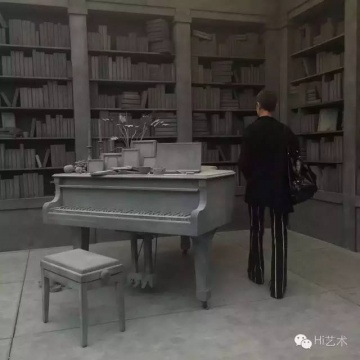 我猜測藝術家服用過抗興奮的精神類藥物,包括褪黑素,他試圖把情緒和顏色全部從生活中擠壓出去,讓整個世界沉浸在高級灰中。(Hans Op de Beeck作品)
我猜測藝術家服用過抗興奮的精神類藥物,包括褪黑素,他試圖把情緒和顏色全部從生活中擠壓出去,讓整個世界沉浸在高級灰中。(Hans Op de Beeck作品)