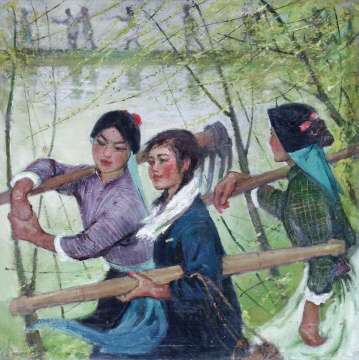 Lot 107蘇天賜 《春風楊柳萬千條》 110×110cm 布面油畫 1960年代
成交價:747.5萬元
Lot 107蘇天賜 《春風楊柳萬千條》 110×110cm 布面油畫 1960年代
成交價:747.5萬元