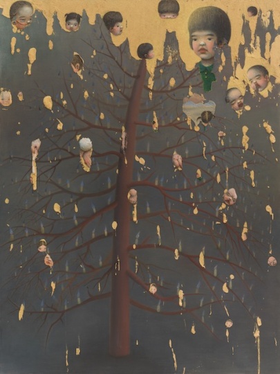 陳可《你的樣子》200×160cm 布面綜合材料 2015
陳可《你的樣子》200×160cm 布面綜合材料 2015