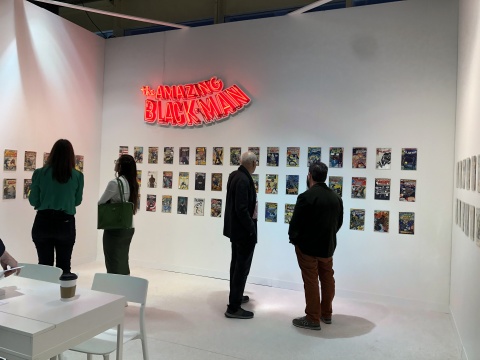 展場中有不少梳理美國黑人與少數族裔發展史的創作
展場中有不少梳理美國黑人與少數族裔發展史的創作