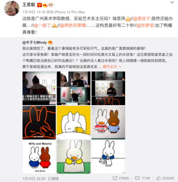 王思聰微博的轉發評論讓馮峰的“鴨兔”發酵

 
