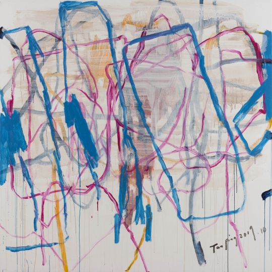 《無題》200×200cm 布面丙烯 2019
《無題》200×200cm 布面丙烯 2019