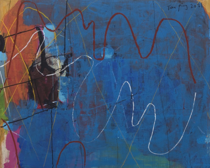 《無題》 160×200cm 布面丙烯 2021
《無題》 160×200cm 布面丙烯 2021
