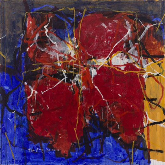 《無題》 200×200cm 布面丙烯 2020
《無題》 200×200cm 布面丙烯 2020