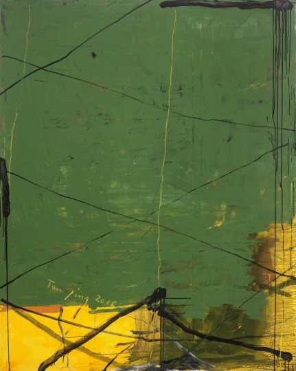 《無題》 200×160cm 布面丙烯 2016
《無題》 200×160cm 布面丙烯 2016
