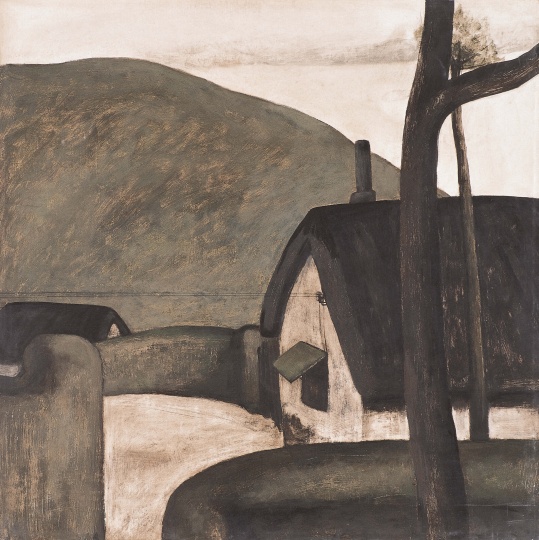 《晨》 50×50cm 板上丙烯 1984
《晨》 50×50cm 板上丙烯 1984