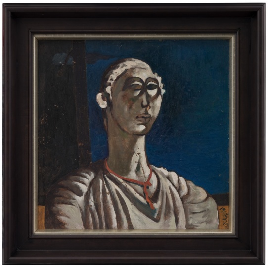 《無題》 50×50cm 布面丙烯 1985
《無題》 50×50cm 布面丙烯 1985