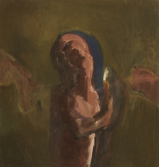 《無題》 95×100cm 布面丙烯 1990
《無題》 95×100cm 布面丙烯 1990