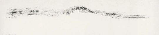 李華生《0824》53 x 234 cm 紙上水墨 2008 李華生《0824》53 x 234 cm 紙上水墨 2008