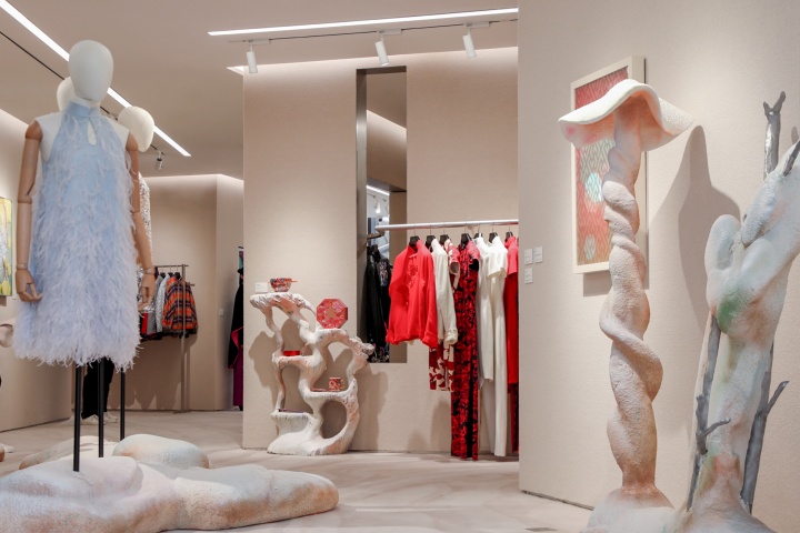 上海灘Shanghai Tang首家概念店,“霽·春”展覽現場
上海灘Shanghai Tang首家概念店,“霽·春”展覽現場