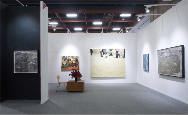 亞紀畫廊展位現場，臺北國際藝術博覽會，2021。圖片來源：亞紀畫廊
