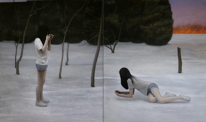 《CGZ圖畫圖書館》260×440cm 布面油畫 2022
