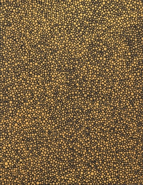 草間彌生
《金色積累（1）》， 1999年作
壓克力 畫布，117 x 91厘米
估價：8,000,000 - 12,000,000港元
