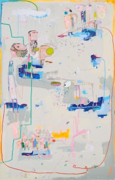 拉法·馬卡龍
《大氣層 II》，2015年作 
綜合媒材 鋁 聚氯乙烯，228 x 146厘米
估價：800,000 - 1,200,000港元

