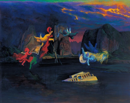  劉野  《巴洛克》
1992-1993年作
布面丙烯、油彩
160×200cm

