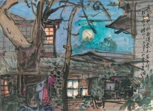 宗其香，《別了嗎？罐兒！》，29.3cm×40cm，紙本彩墨，1981年
