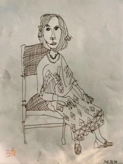 王墑6歲時畫的媽媽
王墑6歲時畫的媽媽