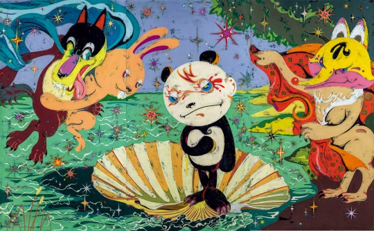 高瑀《最堅(jiān)強(qiáng)的泡沫(三聯(lián)作)》172.5×92.8 cm×3 布面丙烯 2010年作CNY 1,200,000-2,200,000 高瑀《最堅(jiān)強(qiáng)的泡沫(三聯(lián)作)》172.5×92.8 cm×3 布面丙烯 2010年作CNY 1,200,000-2,200,000