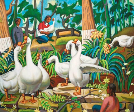 秦琦《蕙蘭家的大白鵝》250×300 cm 布面油畫 2014年作
CNY 700,000-900,000
秦琦《蕙蘭家的大白鵝》250×300 cm 布面油畫 2014年作
CNY 700,000-900,000