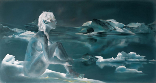冰河世紀(jì) 2005 布面油畫 125×235cm
冰河世紀(jì) 2005 布面油畫 125×235cm