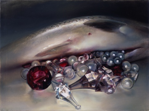 珠寶鯉魚 2011 布面油畫 45x65cm
珠寶鯉魚 2011 布面油畫 45x65cm