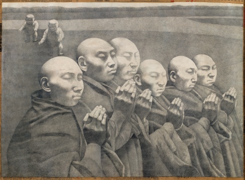 方力鈞(B.1963)
素描(之六)
1989-1990年作
紙上鉛筆,報紙拼貼
80×109 cm
CNY 2,800,000 - 3,800,000
方力鈞(B.1963)
素描(之六)
1989-1990年作
紙上鉛筆,報紙拼貼
80×109 cm
CNY 2,800,000 - 3,800,000