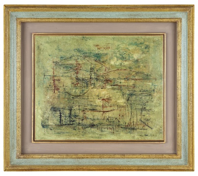 
LOT 2038

趙無極 1921-2013 

無題

1952年作 38×46.2 cm 紙板裱于布面

CNY 4,500,000 - 5,500,000

 

展覽：

趙無極：私人藏品展，Hospice Saint-Roch美術館，伊蘇丹，法國，2016年   

出版：

《趙無極：私人藏品展》，Hospice Saint-Roch美術館，2016年，P94

《趙無極作品全集第一冊》 ，弗拉馬利翁出版社，2019年，P140&P294 

