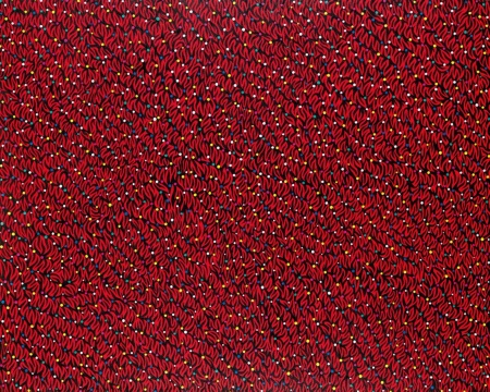 
LOT 2059

草間彌生 B.1929 

上天的啟示

2004 年作 130.4 × 162 cm 布面丙烯

估價待詢

 

展覽：

草間彌生，大田秀則畫廊，東京，日本，2004 年

草間彌生 - 花兒在我心中為香港綻放，蘇富比藝術空間，香港，2012 年

說明：

附草間彌生工作室作品登錄卡

原臺灣瑞秀樓藏，作品背后附鑒藏印

*此件作品的交接地點為中國香港，具體信息請聯系北京永樂拍賣現當代藝術部工作人員。

