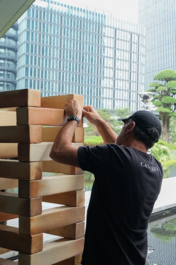 博斯科·索迪在和美術館布展現(xiàn)場
