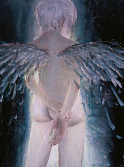 《飛行忌II》200×150cm 布面丙烯 2008
《飛行忌II》200×150cm 布面丙烯 2008