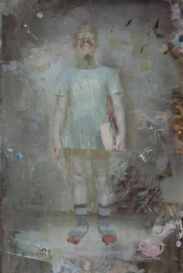 《李白》 300×200cm 布面丙烯 2014
《李白》 300×200cm 布面丙烯 2014