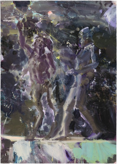 《春深》 280×200cm 布面丙烯 2018
《春深》 280×200cm 布面丙烯 2018