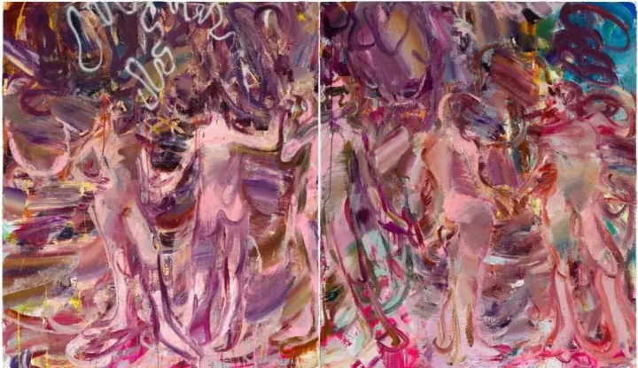《幻霞生》 240×410cm 布面丙烯 2023
《幻霞生》 240×410cm 布面丙烯 2023
