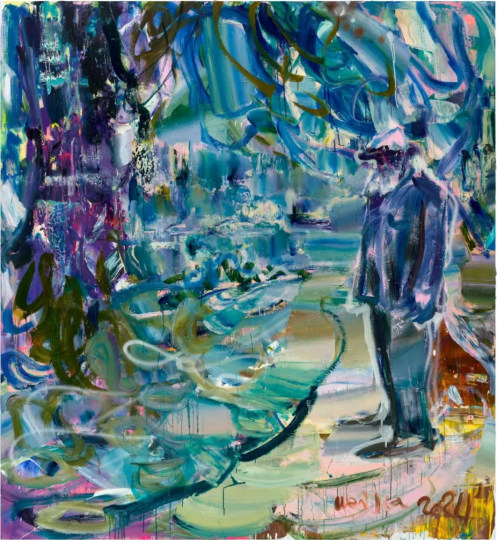 《花園》 250×230cm 布面丙烯 2024
《花園》 250×230cm 布面丙烯 2024