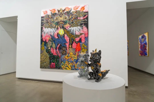 《非禮勿言》
雙角:24.3×52.8×52.9cm;獨角:28.3×50.5×54.6cm
樹脂、丙烯、金箔、FRP 2022
《非禮勿言》
雙角:24.3×52.8×52.9cm;獨角:28.3×50.5×54.6cm
樹脂、丙烯、金箔、FRP 2022