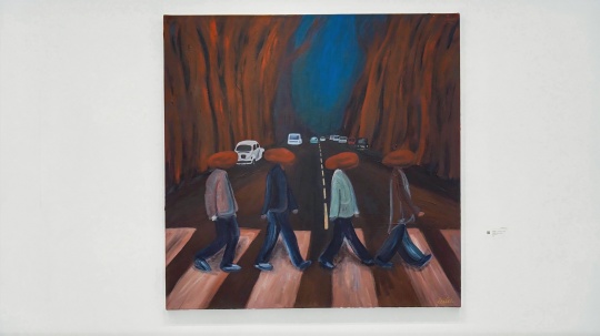 阿迦那披頭士 The Beatles’s AgNa布面丙烯 Acrylic on Canvas120×120 cm2024 阿迦那披頭士 The Beatles’s AgNa布面丙烯 Acrylic on Canvas120×120 cm2024