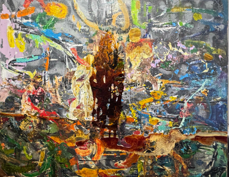 《偏離》 布面油畫 80x100cm 2024
《偏離》 布面油畫 80x100cm 2024