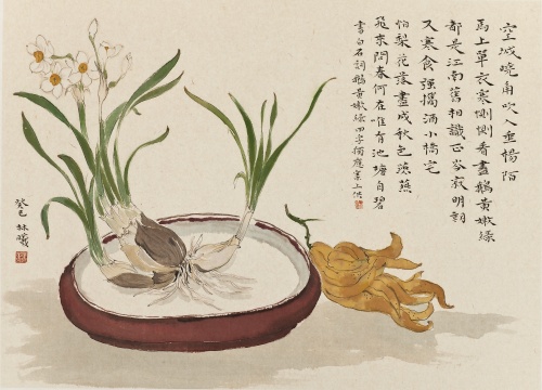 《冬日里》 26x36cm 紙本水墨 2013
《冬日里》 26x36cm 紙本水墨 2013