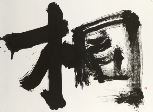 《暄桐》95×130cm×2張 紙本水墨 2024
《暄桐》95×130cm×2張 紙本水墨 2024