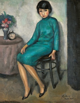 LOT 2033
關良(1900-1986)
摯愛
1929年作?布面油畫
45×35 cm
簽 名:L.Kwang March 1929
出版:
《文華》1929年8月創刊號,上海文華美術圖書印刷有限公司,1929年,P9
《中國名畫家全集—關良》,河北教育出版社,2003年,P112
《十二世紀中國西畫文獻—關良》,文化藝術出版社,2009年,P111
《關良》,上海美術出版社,2009年,P19
《藝術巨匠—關良》,河北教育出版社,2013年,P57《美術學報》,廣州美術學院,2016年04期,P51-59
來源:西泠印社2018年12月15日,LOT 0733
說明:畫中女子為關良妻子顧卓英,原藏家直接得自藝術家家屬。經藝術家家屬確認此來源。
CNY 8,000,000 - 10,000,000
LOT 2033
關良(1900-1986)
摯愛
1929年作?布面油畫
45×35 cm
簽 名:L.Kwang March 1929
出版:
《文華》1929年8月創刊號,上海文華美術圖書印刷有限公司,1929年,P9
《中國名畫家全集—關良》,河北教育出版社,2003年,P112
《十二世紀中國西畫文獻—關良》,文化藝術出版社,2009年,P111
《關良》,上海美術出版社,2009年,P19
《藝術巨匠—關良》,河北教育出版社,2013年,P57《美術學報》,廣州美術學院,2016年04期,P51-59
來源:西泠印社2018年12月15日,LOT 0733
說明:畫中女子為關良妻子顧卓英,原藏家直接得自藝術家家屬。經藝術家家屬確認此來源。
CNY 8,000,000 - 10,000,000