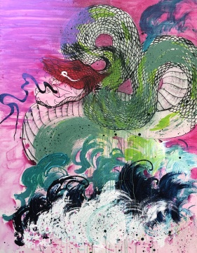 康鶴鳴 爬寵系列3-145X112cm 布面丙烯 2025
康鶴鳴 爬寵系列3-145X112cm 布面丙烯 2025