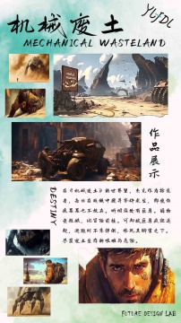 展覽作品《機械廢土》,米蘭設計周二等獎 展覽作品《機械廢土》,米蘭設計周二等獎